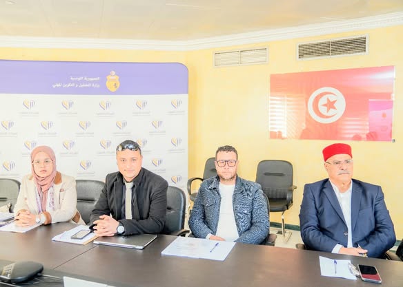 Séance de travail au ministère